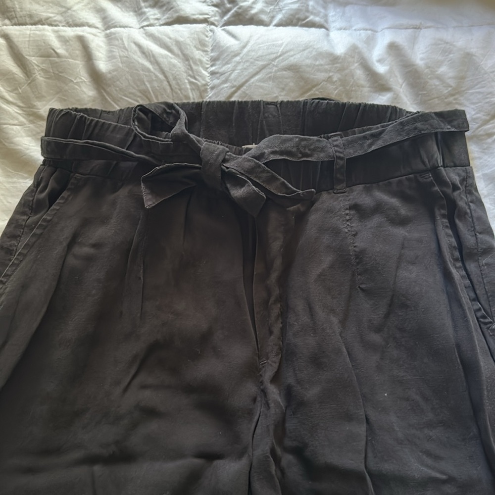 Cloth and Stone - Wide-Leg, Raw Hem, Crop Pants - S
